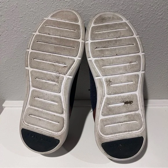 Cole Haan Grand Sport Men's Knit Casual Shoes Sneakers Size 11 Blue C32582 EUC - Picture 9 of 11